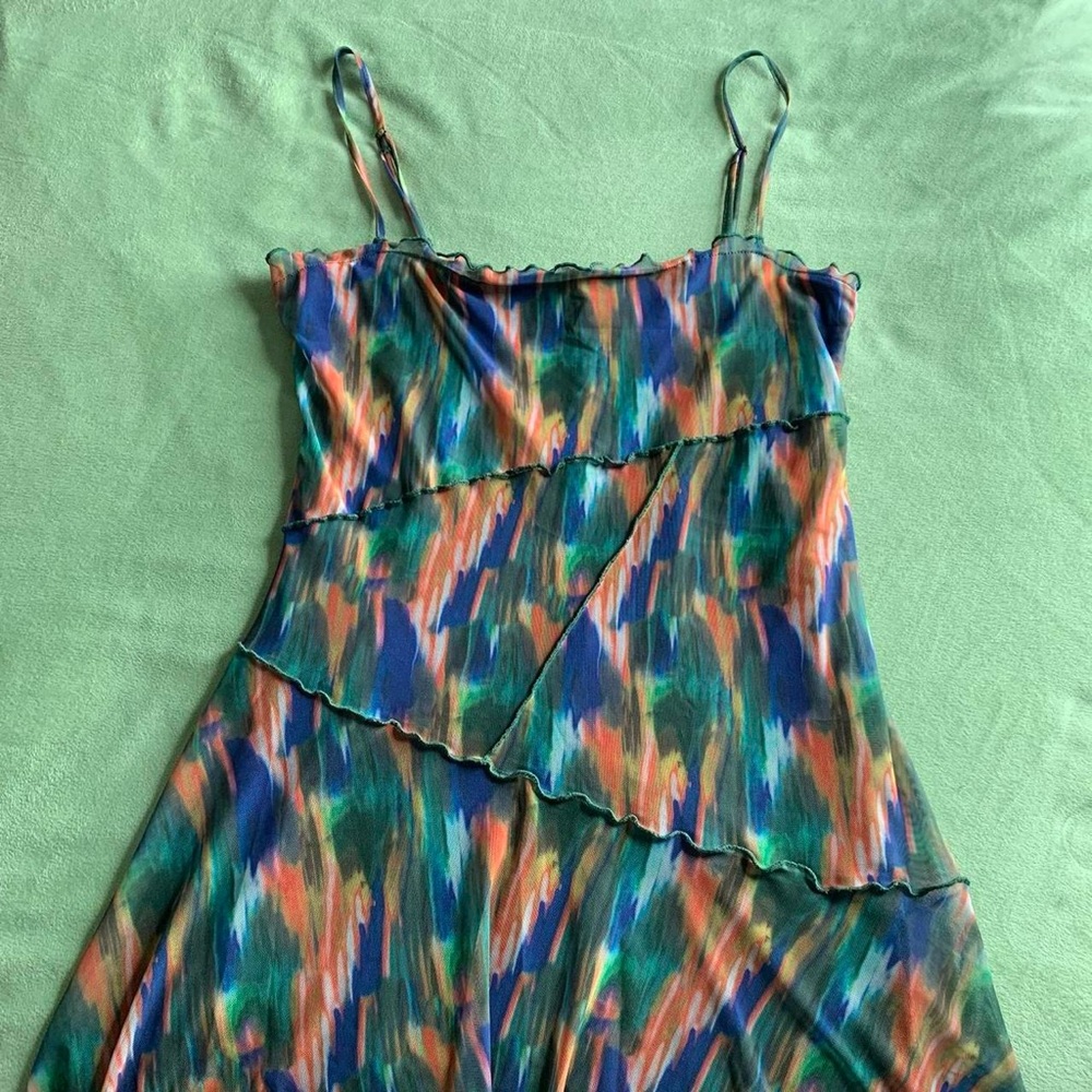 Colorful Asymmetrical Dress
